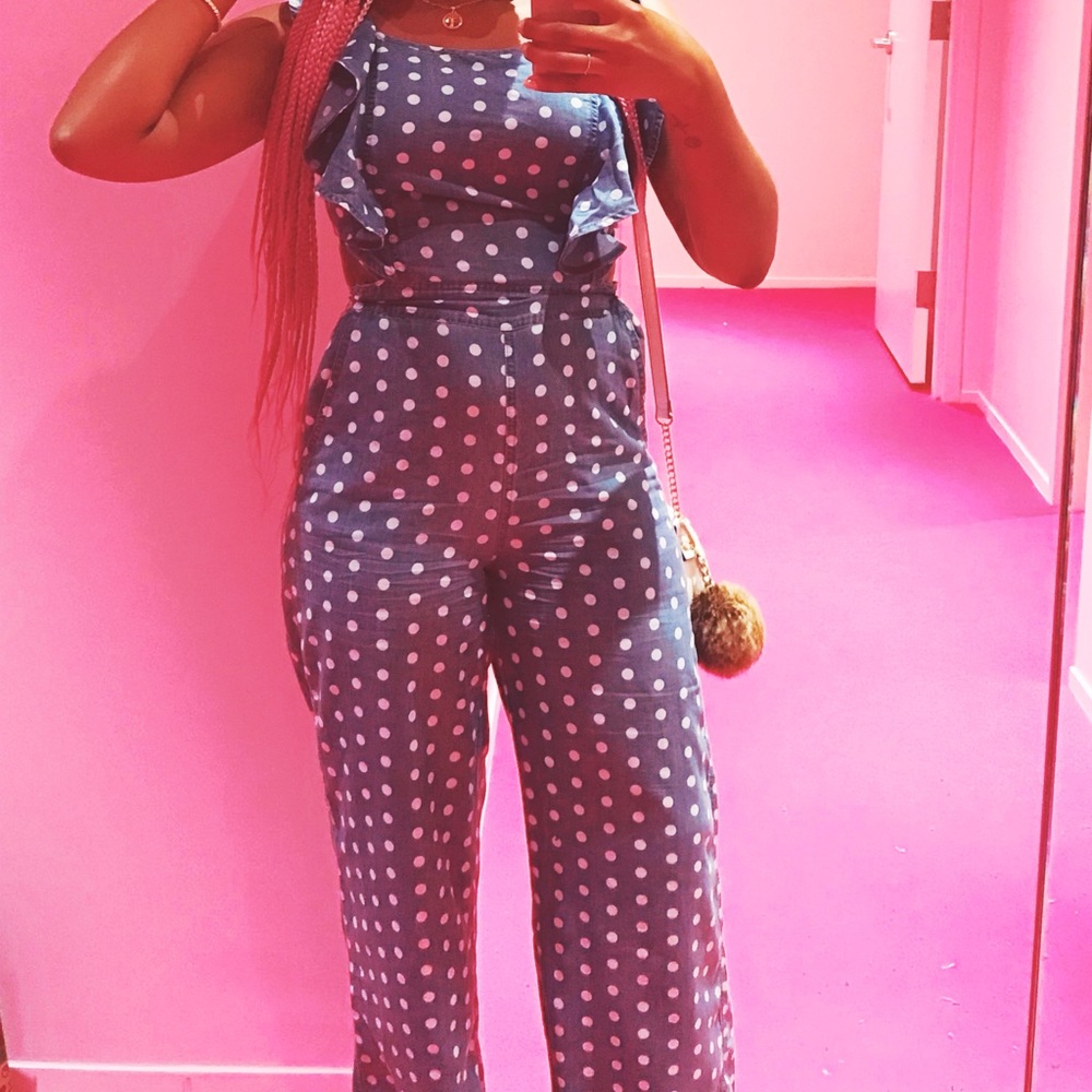 Polka dot jumpsuit